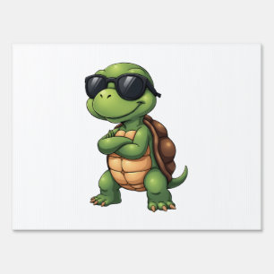 Dabbing Sea Turtle Animal Lover Save The Turtles ( Sign