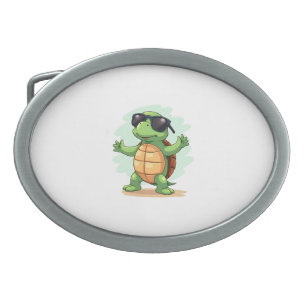 Dabbing Sea Turtle Animal Lover Save The Turtles T Belt Buckle