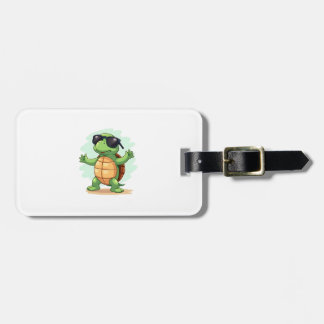 Dabbing Sea Turtle Animal Lover Save The Turtles T Luggage Tag