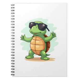 Dabbing Sea Turtle Animal Lover Save The Turtles T Notebook