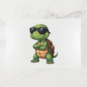 Dabbing Sea Turtle Animal Lover Save The Turtles ( Trinket Tray