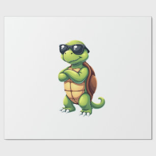 Dabbing Sea Turtle Animal Lover Save The Turtles ( Wrapping Paper