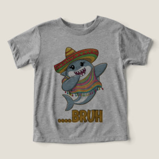 Dabbing Shark Cinco de Mayo Costume Funny Design Toddler T-shirt