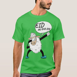 Dabbing Sheep Eid Mubarak Muslims T-Shirt