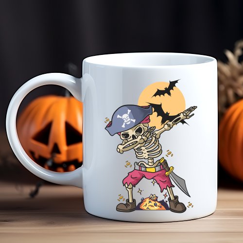 Dabbing Skeleton Funny Coffee Mug