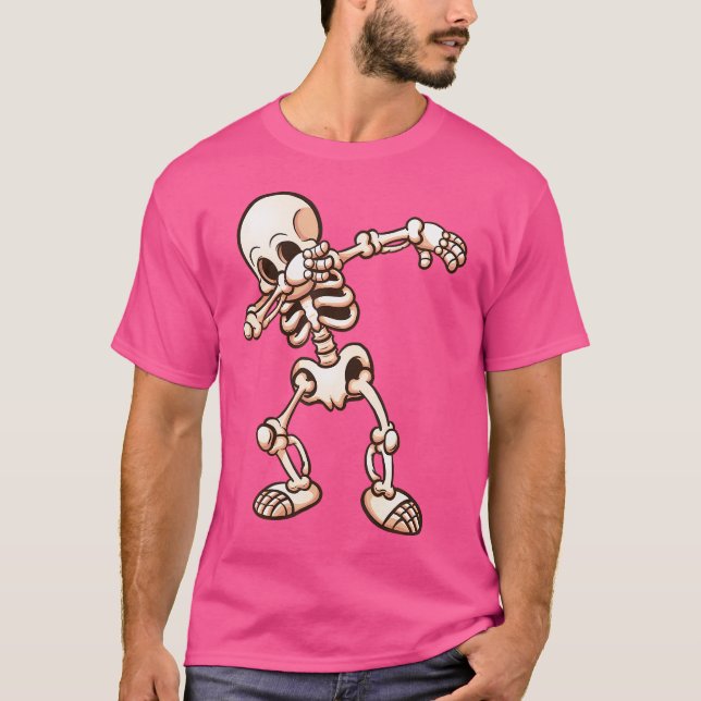 Dabbing Skeleton 	 Funny Dab Hip Hop Dance Gift Sh T-Shirt (Front)