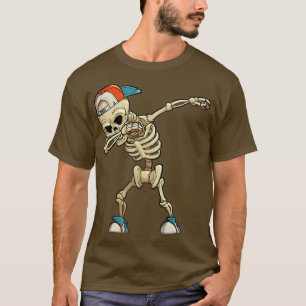Dabbing Skeleton Funny Dab Kids T-Shirt