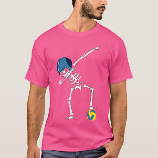 Dabbing Skeleton Shirt Water Polo Player Sports At