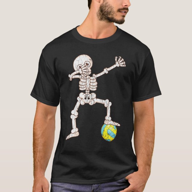 Dabbing Skeleton Water Polo Graphic For Player Coa (Front)