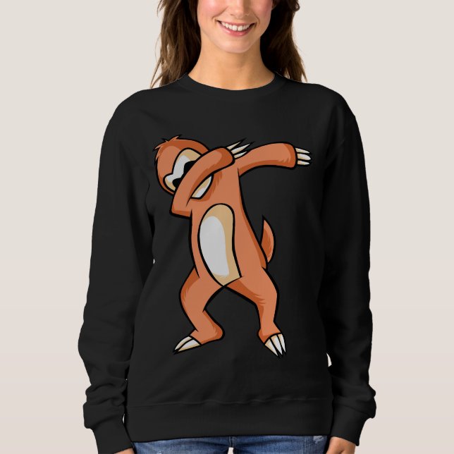 Dabbing Sloth 104 Sweatshirt (Front)