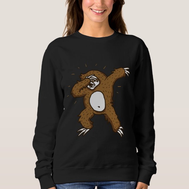 Dabbing Sloth 105 Sweatshirt (Front)