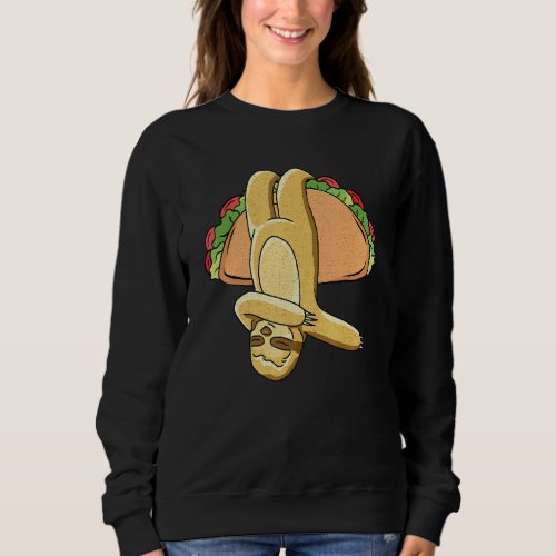 Dabbing Sloth Cinco De Mayo Funny Taco Party Mexic Sweatshirt
