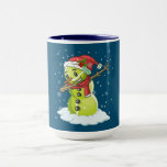 Dabbing Snowman Tennis Ball Tee Christmas Xmas Mug<br><div class="desc">Dabbing Snowman Tennis Ball Tee Christmas Xmas Santa</div>