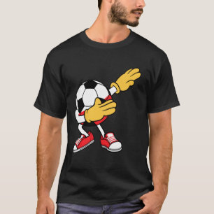 Dabbing Soccer Ball Poland Jersey  Polish Football T-Shirt
