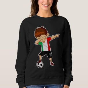 Dabbing Soccer Boy Italy Men Women Kids Italy Fan Sweatshirt