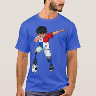 Dabbing Soccer Boy Panama Panamanian Football Gift T-Shirt