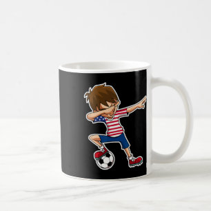Dabbing Soccer Boy Usa Shirt United States Boys Yo Coffee Mug