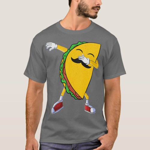 Dabbing Taco Cinco de Mayo Funny Boys Men Mexican  T_Shirt