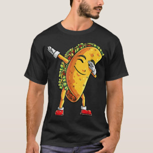 Dabbing Taco Funny Boys Men Mexican Food Dab  T-Shirt