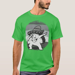 Dabbing Taco Funny Mexican For Men Women Cinco de T-Shirt