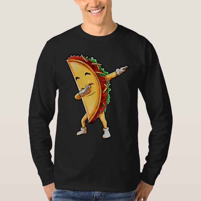 Dabbing Taco Ideas Cinco De Mayo Mexican For Famil T-Shirt (Front)