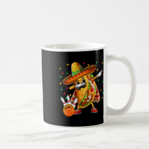 Dabbing Taco Playing Bowling Cinco De Mayo Player Coffee Mug