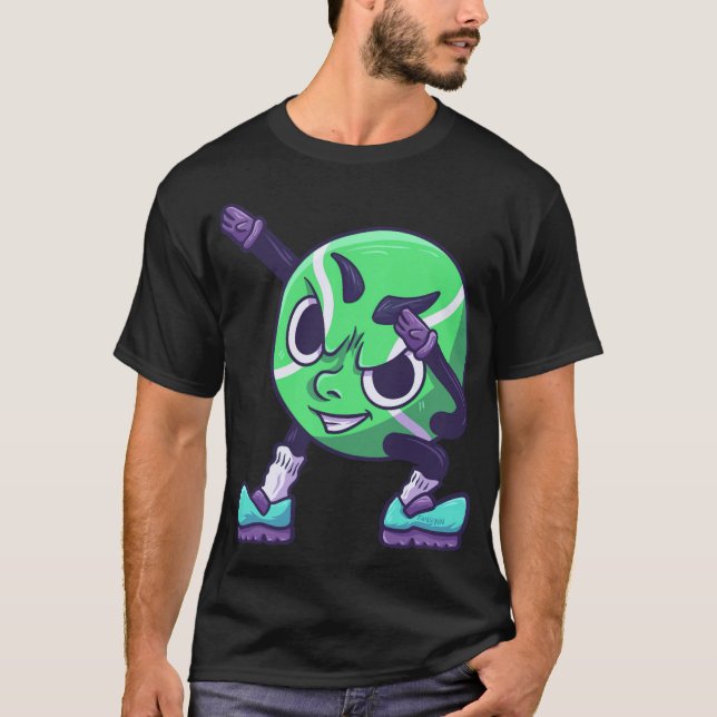 Dabbing tennis Children Gift america ball  T-Shirt (Front)