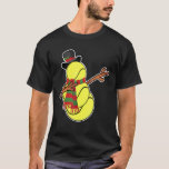 Dabbing Tennis Snowman Kids Christmas Pajamas Golf T-Shirt<br><div class="desc">Dabbing Tennis Snowman Kids Christmas Pajamas Golfer</div>