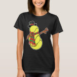 Dabbing Tennis Snowman Kids Christmas Pajamas Xmas T-Shirt<br><div class="desc">Dabbing Tennis Snowman Kids Christmas Pajamas Xmas</div>
