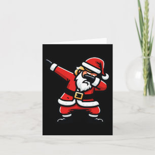 Dabbing Trump Santa Ugly Christmas Sweater Card