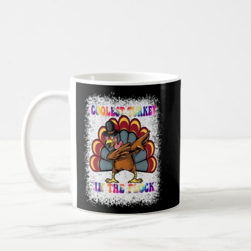 Dabbing turkey Groovy Coolest Turkey In The Flock  Coffee Mug
