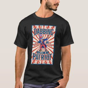 Dabbing Uncle Sam 4th Of July Women Men American F T-Shirt