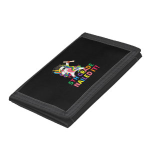 Dabbing Unicorn 5th Grade Tshirt Girls Boys Gradua Tri-fold Wallet