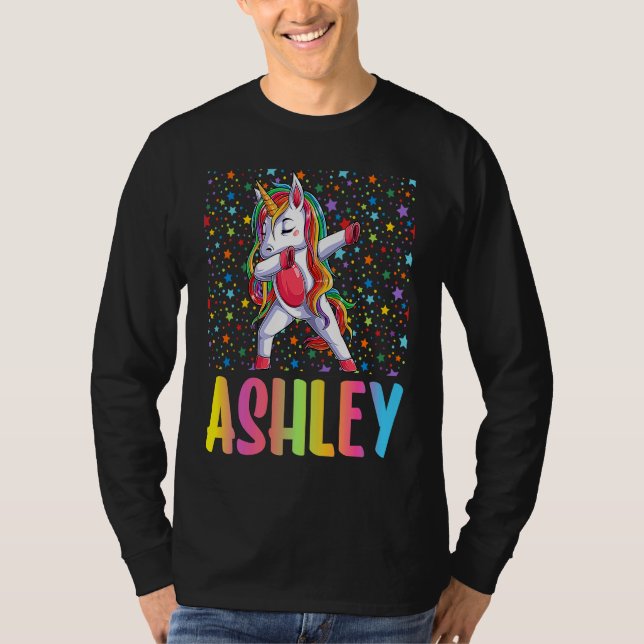 Dabbing Unicorn Ashley T-Shirt (Front)