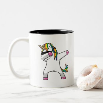 Dabbing Unicorn Coffee Mug by MishMoshEmoji at Zazzle