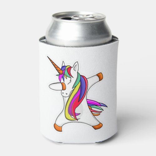 Dabbing Unicorn Dab Dance Unicorn Lover Dab Dancer Can Cooler