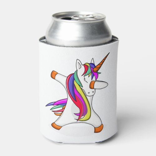 Dabbing Unicorn Dab Dance Unicorn Lover Dab Dancer Can Cooler