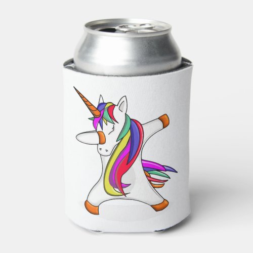 Dabbing Unicorn Dab Dance Unicorn Lover Dab Dancer Can Cooler