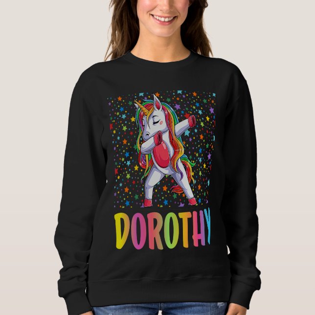 Dabbing Unicorn Dorothy Sweatshirt (Front)