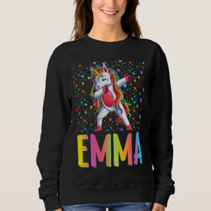 Dabbing Unicorn Emma Sweatshirt