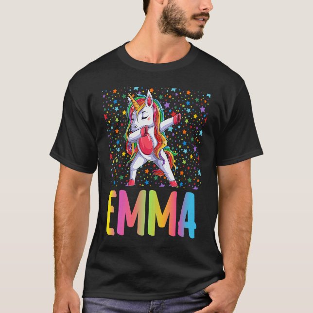 Dabbing Unicorn Emma T-Shirt (Front)