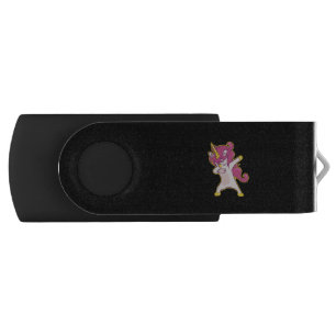 Dabbing Unicorn Flash Drive