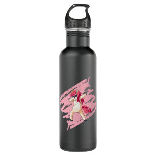 Dabbing Unicorn Girl Girlies Girls Funny Gift Idea Stainless Steel Water Bottle