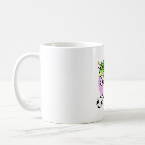 Dabbing Unicorn Girls Soccer Unicorns Lover Coffee Mug