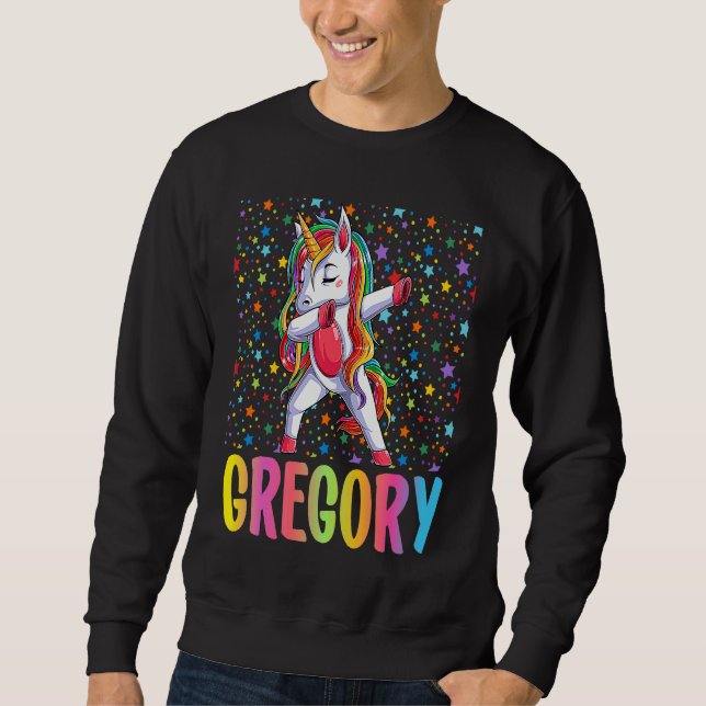 Dabbing Unicorn Gregory Sweatshirt (Front)