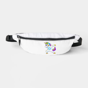 Dabbing Unicorn Hanukkah Jewish Dancing Chanukah K Fanny Pack
