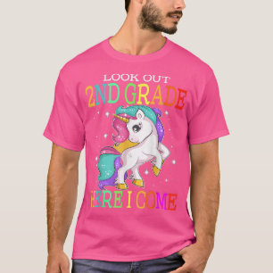 Dabbing Unicorn I'm Ready To Crush 2nd Grade T-Shirt