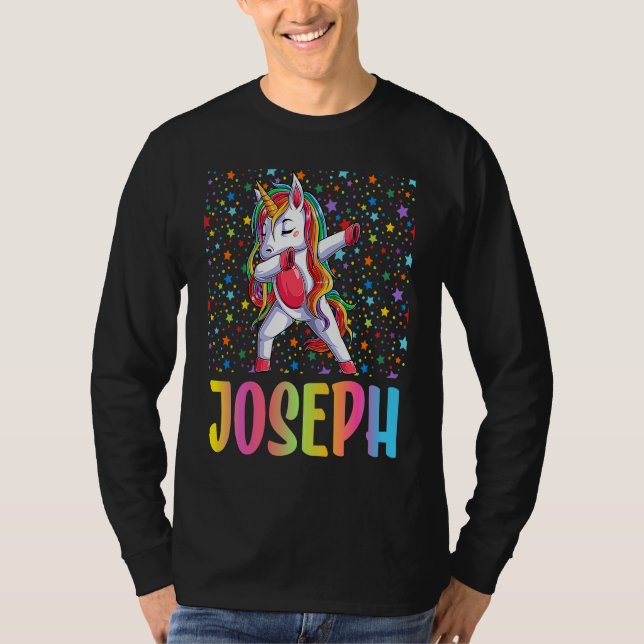 Dabbing Unicorn Joseph T-Shirt (Front)