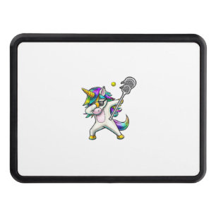 Dabbing Unicorn Lacrosse Shirt Kids Unicorn Gifts Hitch Cover