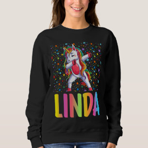 Dabbing Unicorn Linda Sweatshirt